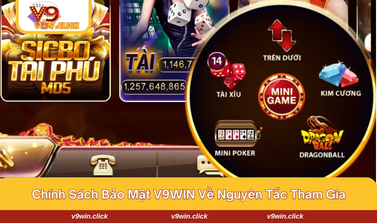 chinh sach bao mat v9win 3 Những quy tắc phải tuân thủ trong quy định