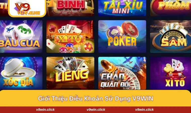 Điều khoản sử dụng V9WIN - Quy định quan trọng