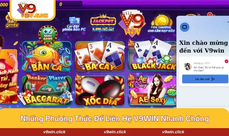 lien he v9win 2 Tổng hợp những phương thức để kết nối CSKH nhanh